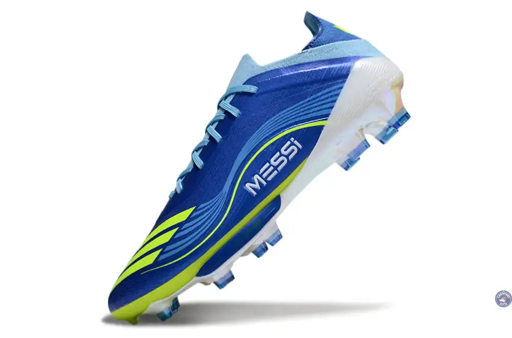 F50+ Lacets FG Messi - Bleu/Jaune