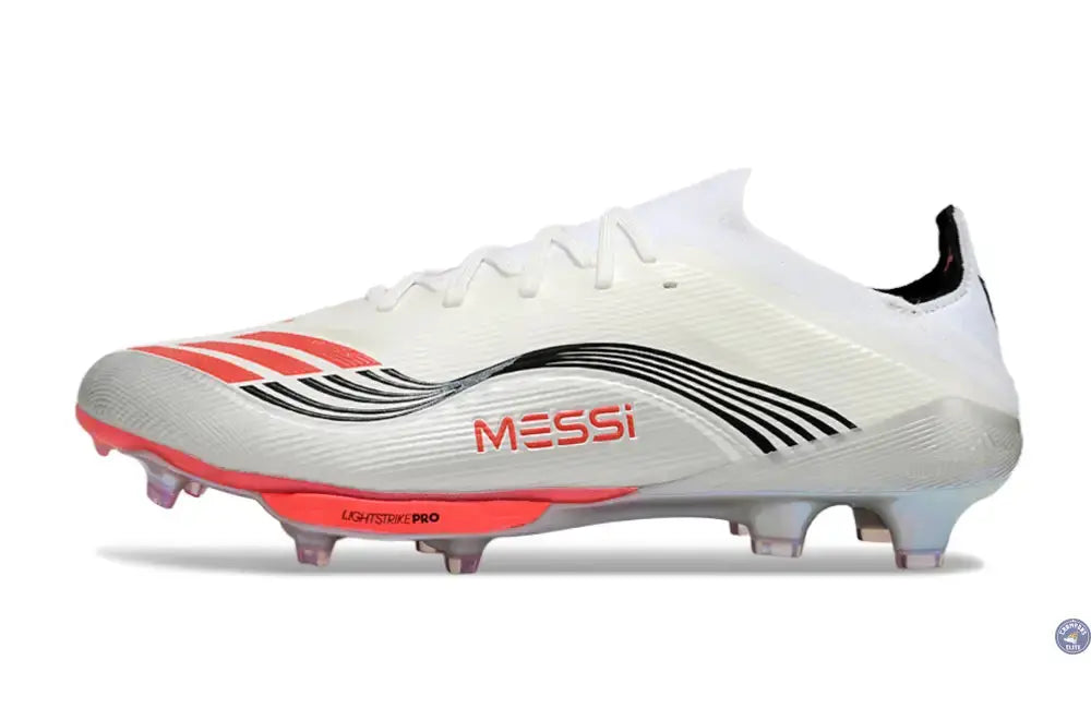 F50+ Lacets FG Prestig10 - Blanc/Lucid Red/Argenté