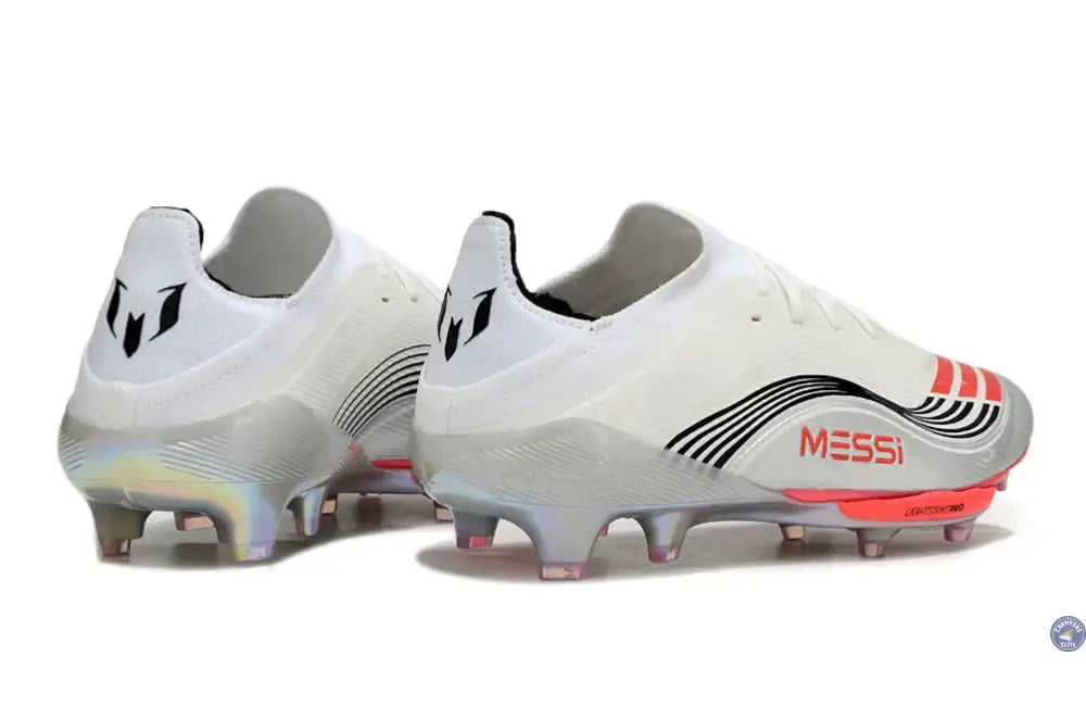 F50+ Lacets FG Prestig10 - Blanc/Lucid Red/Argenté