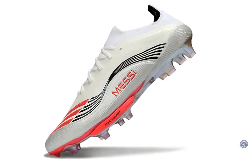 F50+ Lacets FG Prestig10 - Blanc/Lucid Red/Argenté