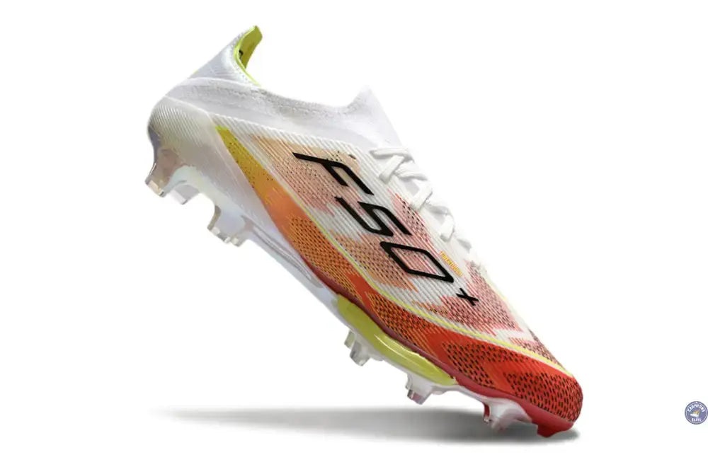 F50+ Lacets FG Pure Victory - Blanc/Noir/Jaune
