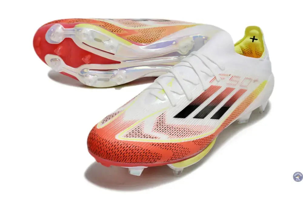 F50+ Lacets FG Pure Victory - Blanc/Noir/Jaune