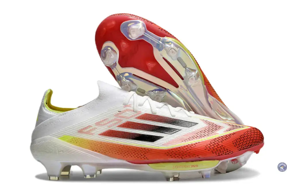 F50+ Lacets FG Pure Victory - Blanc/Noir/Jaune