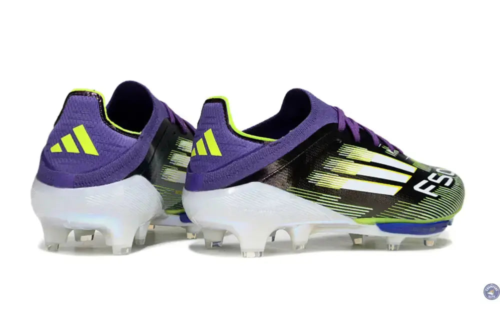 F50+ Lacets FG Radiant Blaze - Violet/Blanc/Vert