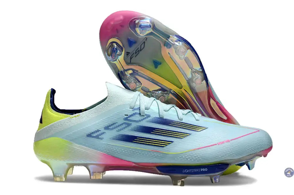 F50+ Lacets FG Stellar Icon - Almost Blue/Bleu/Jaune