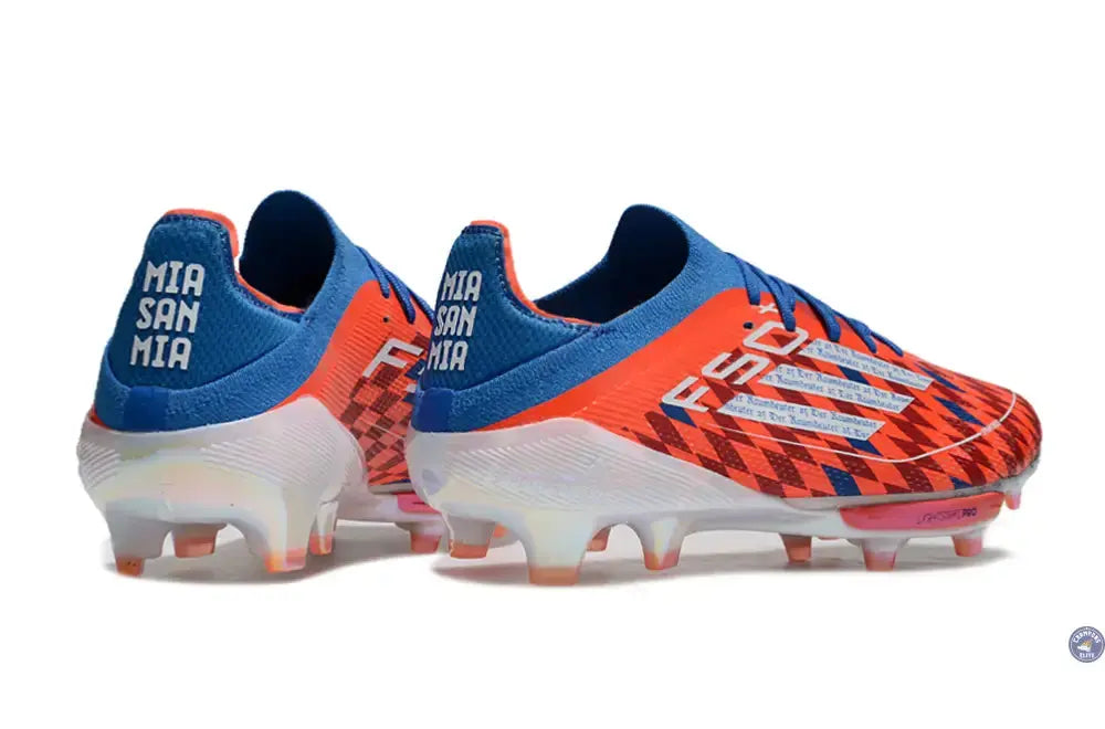 F50+ Lacets FG Thomas Müller Raumdeuter - Rouge/Blanc/Bleu ÉDITION LIMITÉE