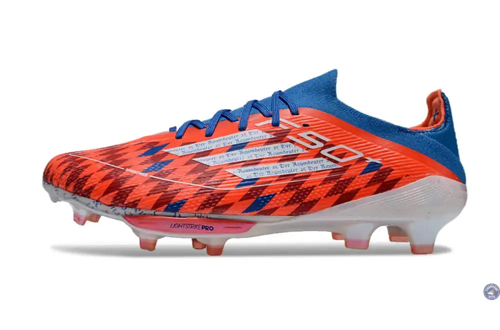 F50+ Lacets FG Thomas Müller Raumdeuter - Rouge/Blanc/Bleu ÉDITION LIMITÉE