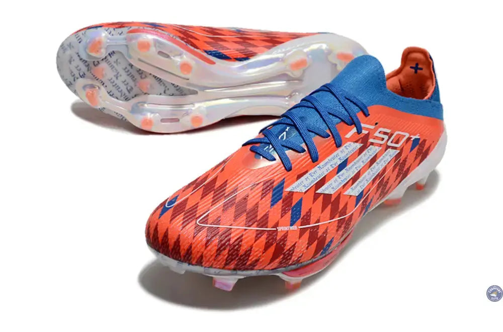 F50+ Lacets FG Thomas Müller Raumdeuter - Rouge/Blanc/Bleu ÉDITION LIMITÉE