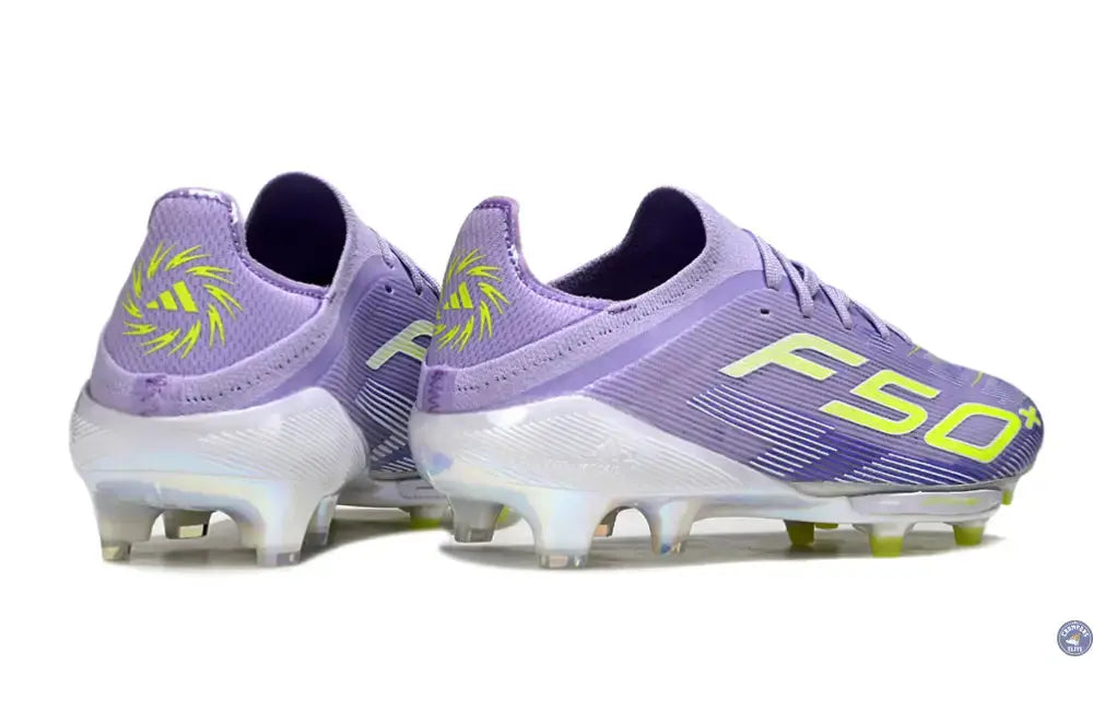 F50+ Lacets FG - Violet/Jaune Fluo/Gris