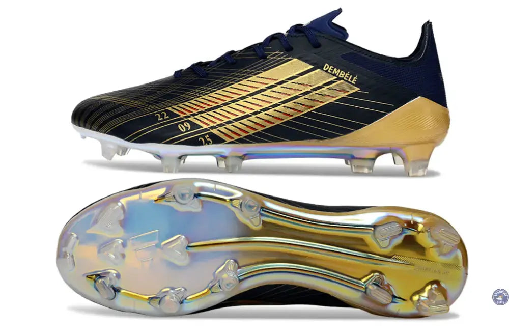 F50 Languette édition speciale OUSMANE DEMBÉLÉ BALLON D’OR - BLEU FONCÉ/OR