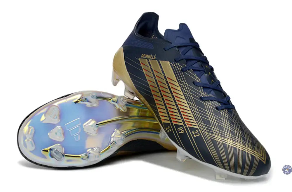 F50 Languette édition speciale OUSMANE DEMBÉLÉ BALLON D’OR - BLEU FONCÉ/OR