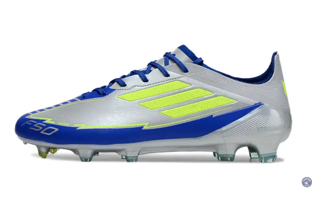 F50 Languette FG - Argenté/Jaune Fluo/Bleu