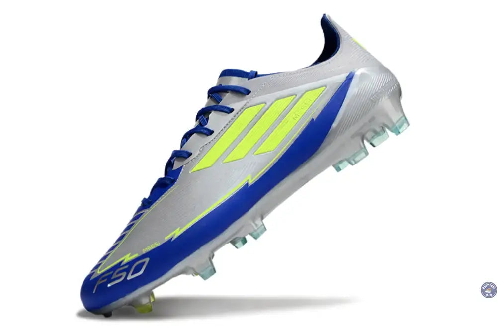 F50 Languette FG - Argenté/Jaune Fluo/Bleu