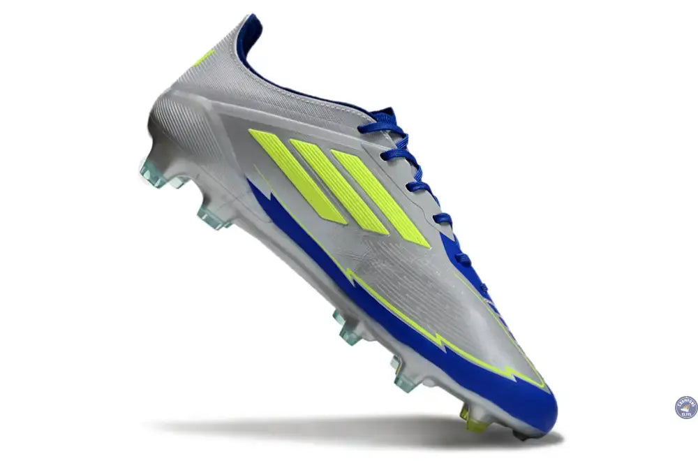 F50 Languette FG - Argenté/Jaune Fluo/Bleu