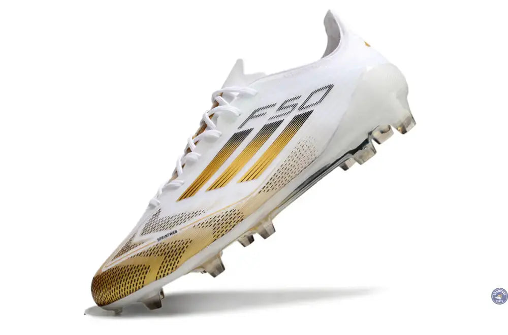 F50 Languette FG - Blanc/Doré/Noir