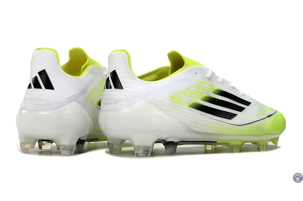 F50 Languette FG - Blanc/Jaune Fluo/Noir