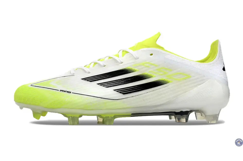 F50 Languette FG - Blanc/Jaune Fluo/Noir