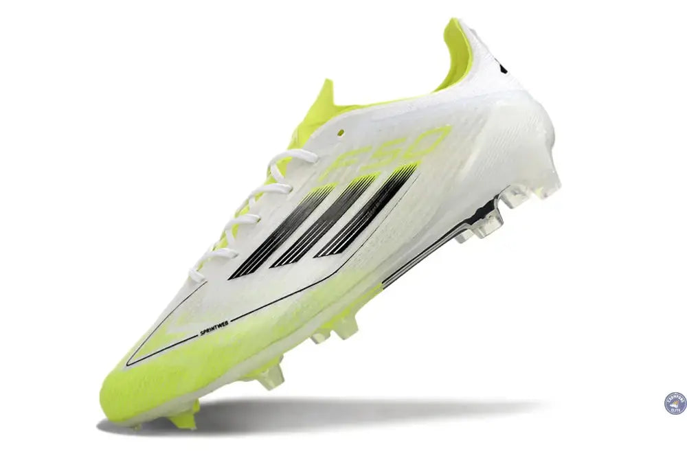 F50 Languette FG - Blanc/Jaune Fluo/Noir