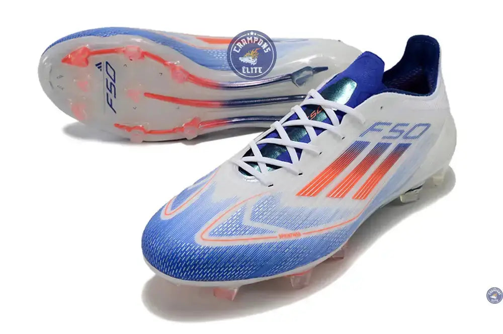 F50 Languette FG - Blanc/Orange/Bleu/Orange