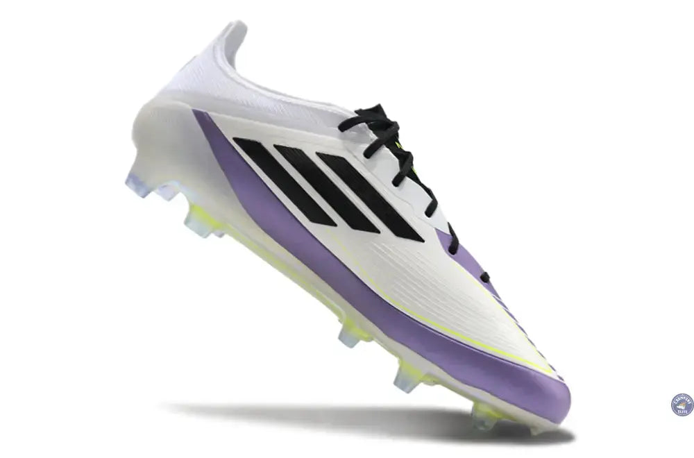F50 Languette FG - Blanc/Violet/Noir/Jaune Fluo
