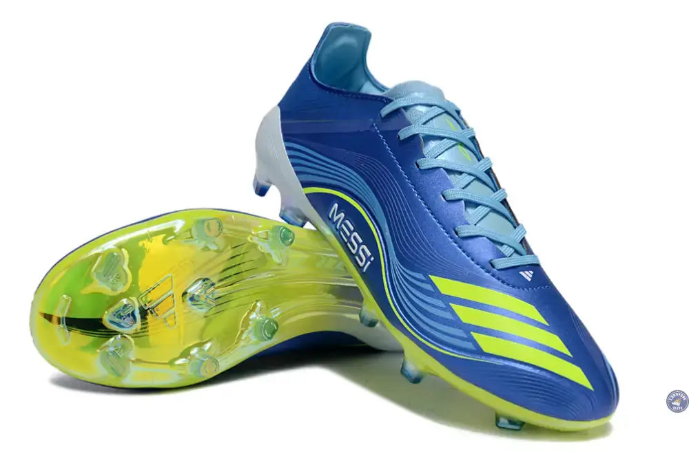 F50 Languette FG Messi - Bleu/Jaune