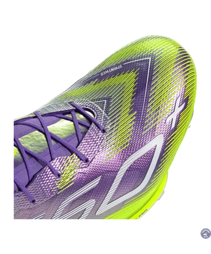 F50 + Languette FG Radiant Blaze - Violet/Blanc/Vert