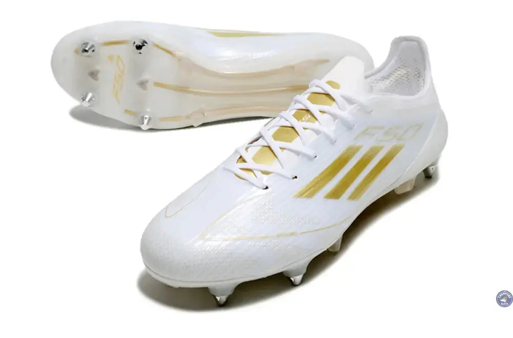 F50 Languette SG Day Spark - Blanc/Doré/Blanc