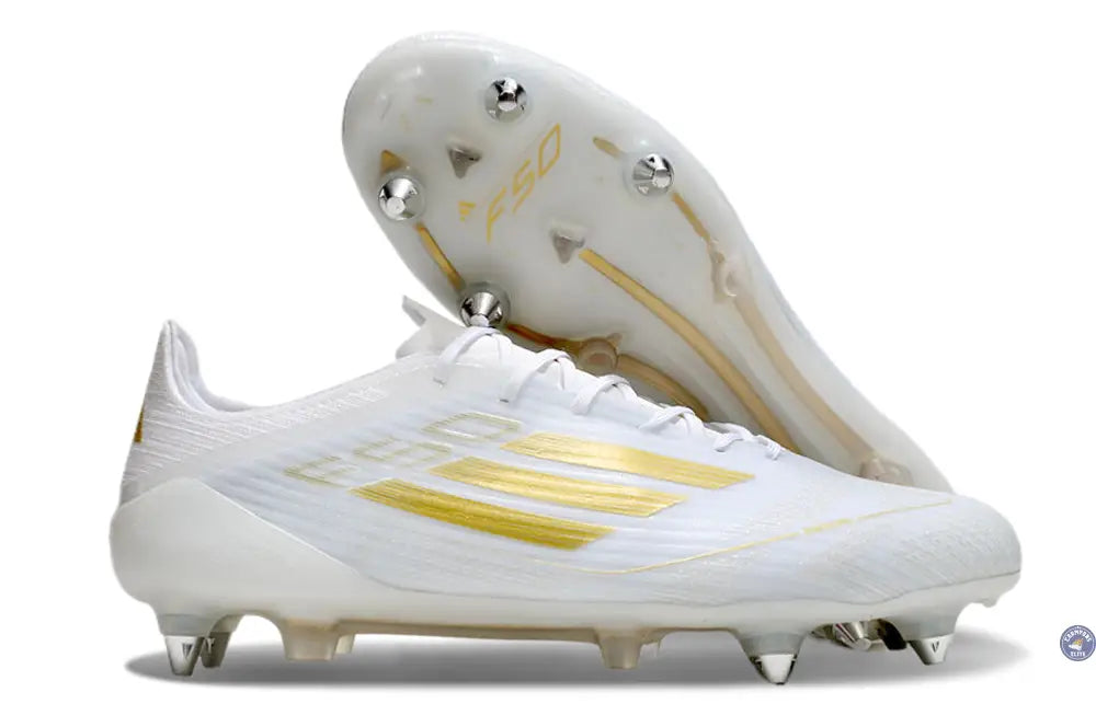 F50 Languette SG Day Spark - Blanc/Doré/Blanc