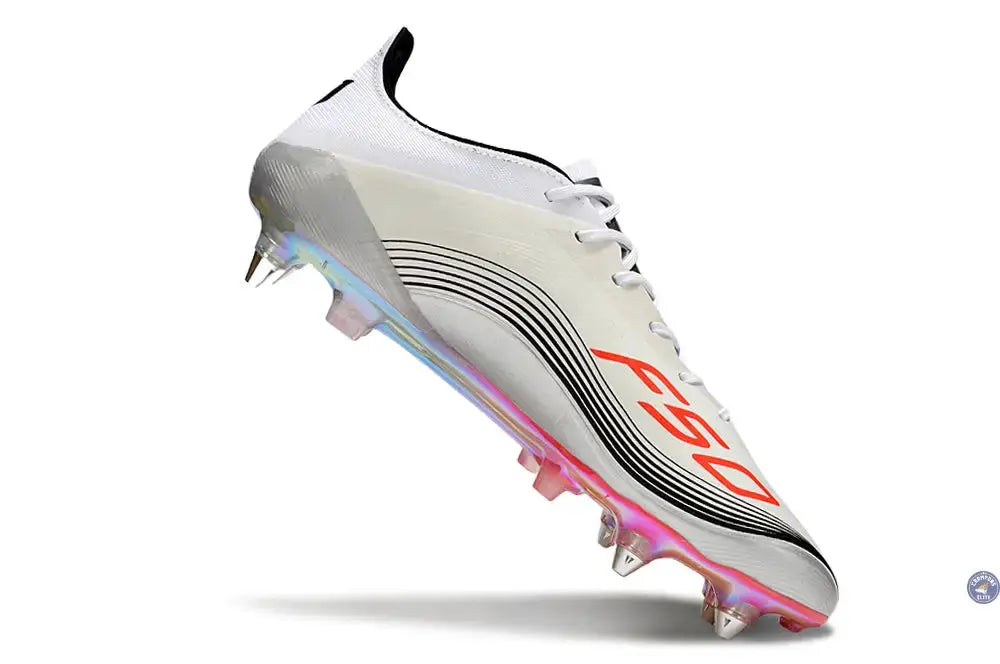 F50 Languette SG Messi Prestig10 - Blanc/Lucid Red/Argenté