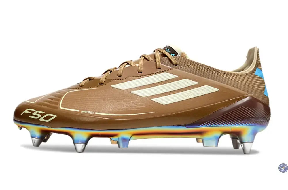 F50 Languette SG Messi X Bad Bunny - Cardboard/Blanc/Turquoise ÉDITION LIMITÉE