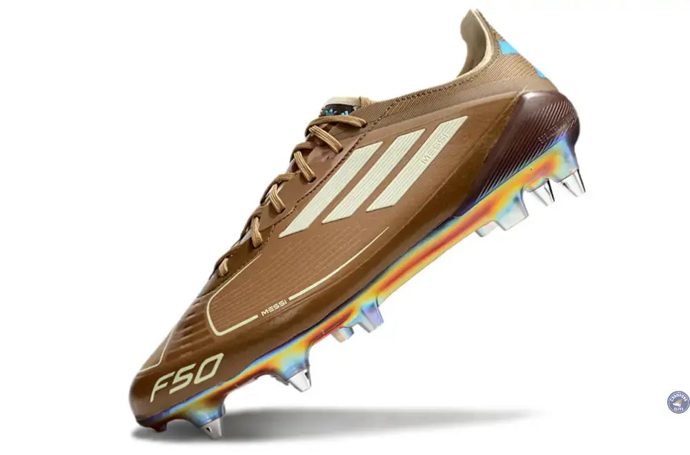 F50 Languette SG Messi X Bad Bunny - Cardboard/Blanc/Turquoise ÉDITION LIMITÉE