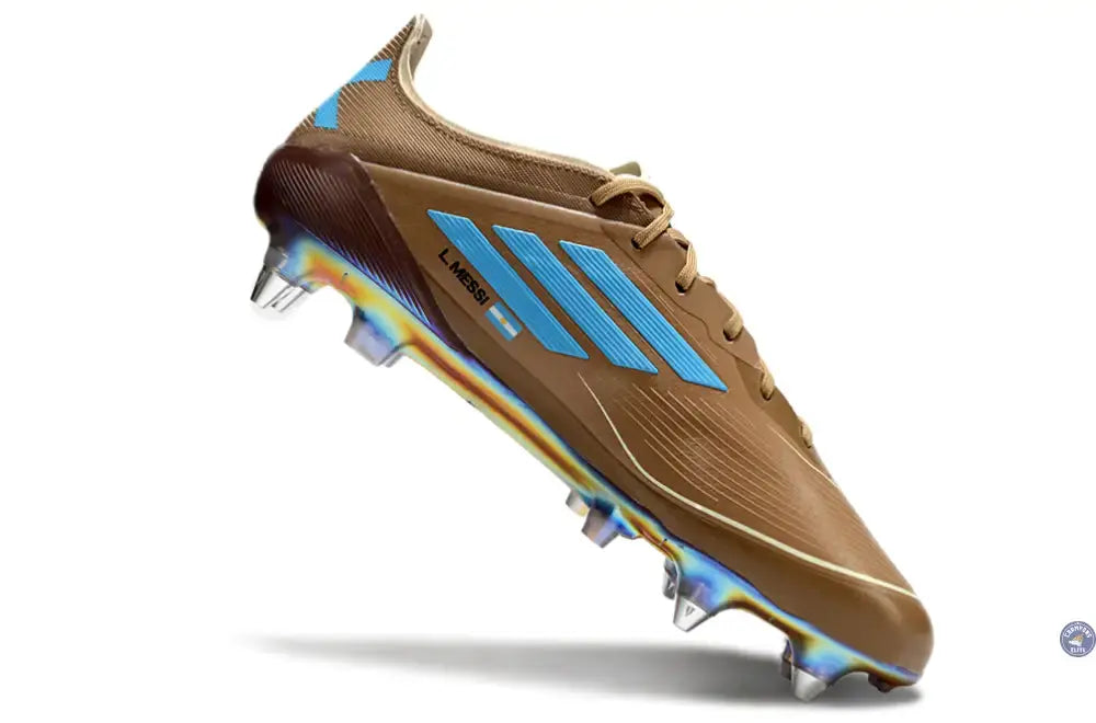 F50 Languette SG Messi X Bad Bunny - Cardboard/Blanc/Turquoise ÉDITION LIMITÉE