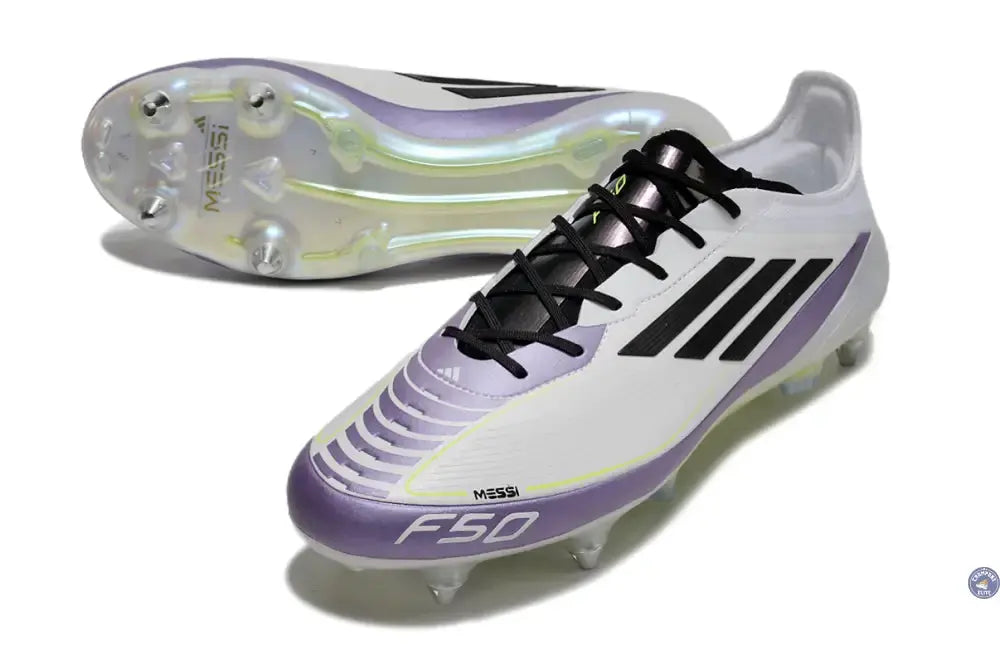 F50 Languette SG Triunfo Estelar - Blanc/Noir/Violet