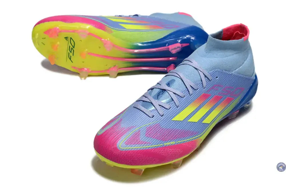 F50 Montante FG Mid Celestial Victory - Blue Fusion/Vert/Rose