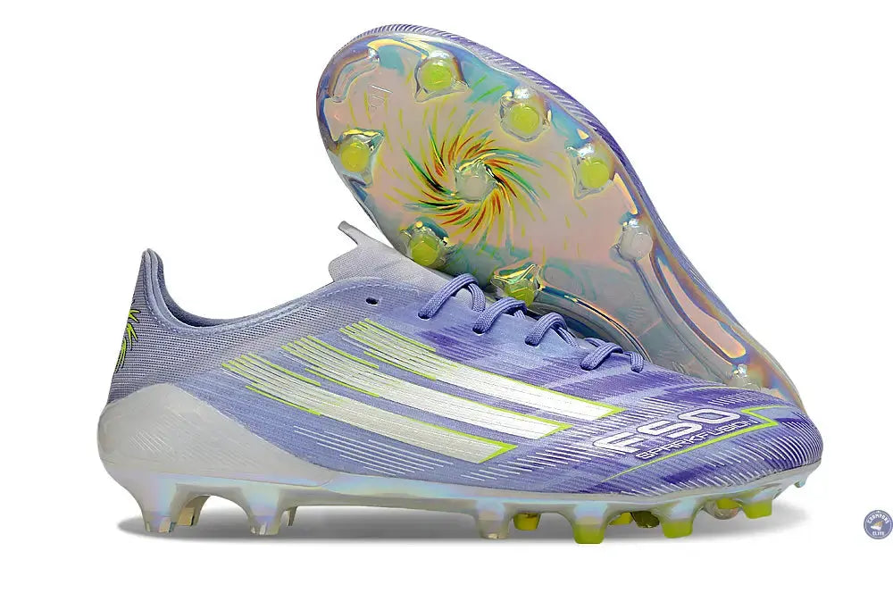 F50 Sparkfusion ELITE Languette FG - Violet/Jaune/Blanc