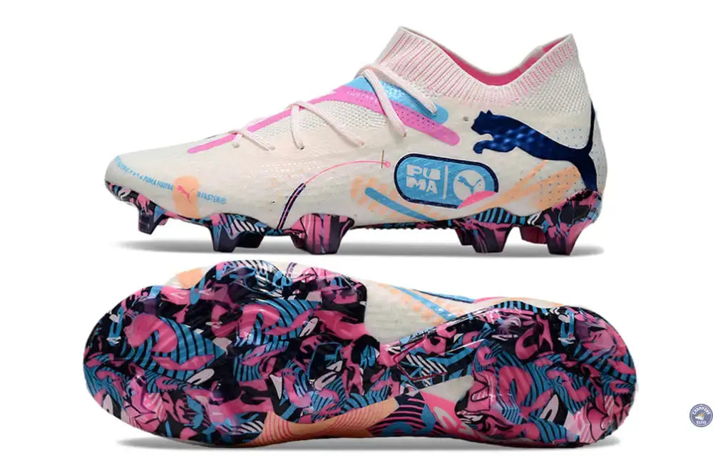 Future 7 Match FG/AG Volume Up - Blanc/Bleu/Poison Pink/Fizzy Melon/Bleu