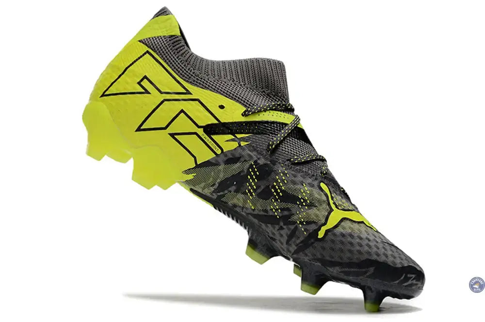 Future 7 Ultimate FG/AG Rush - Strong Gray/Cool Dark Gray/Electric Lime ÉDITION LIMITÉE