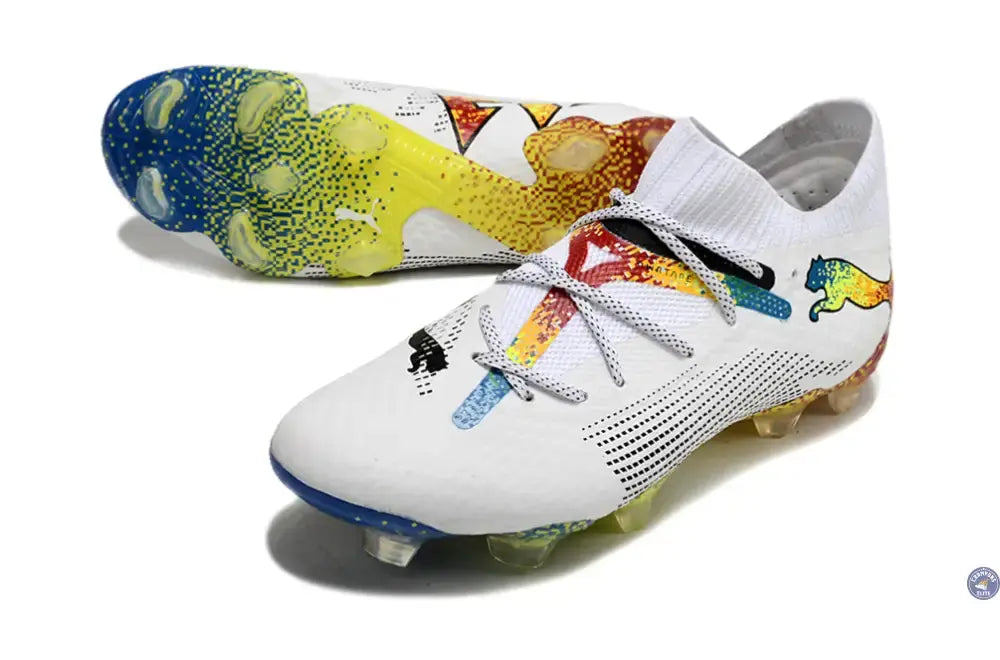 Future 7 Ultimate FG - Blanc/Bleu/Jaune/Rouge