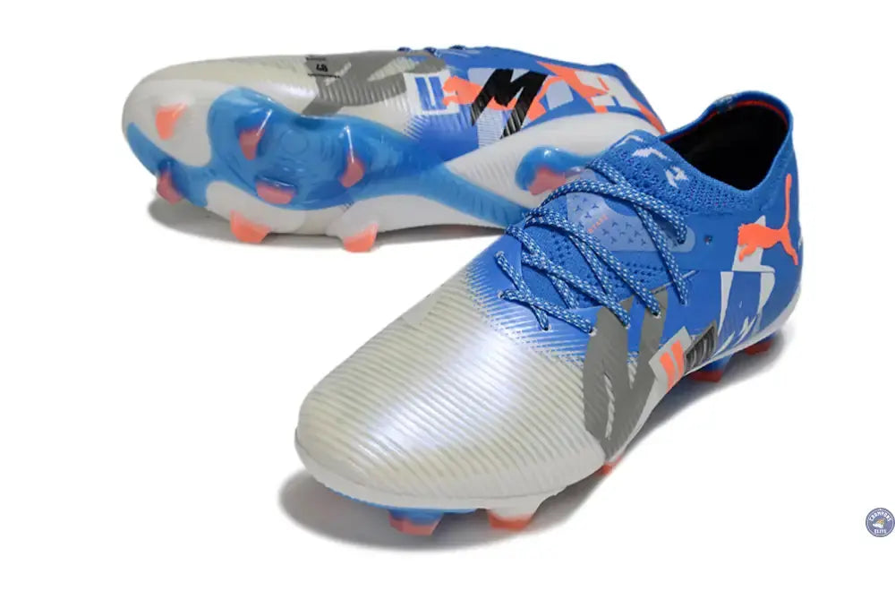 FUTURE 8 LOW Forever FG - Bleu/Blanc/Orange