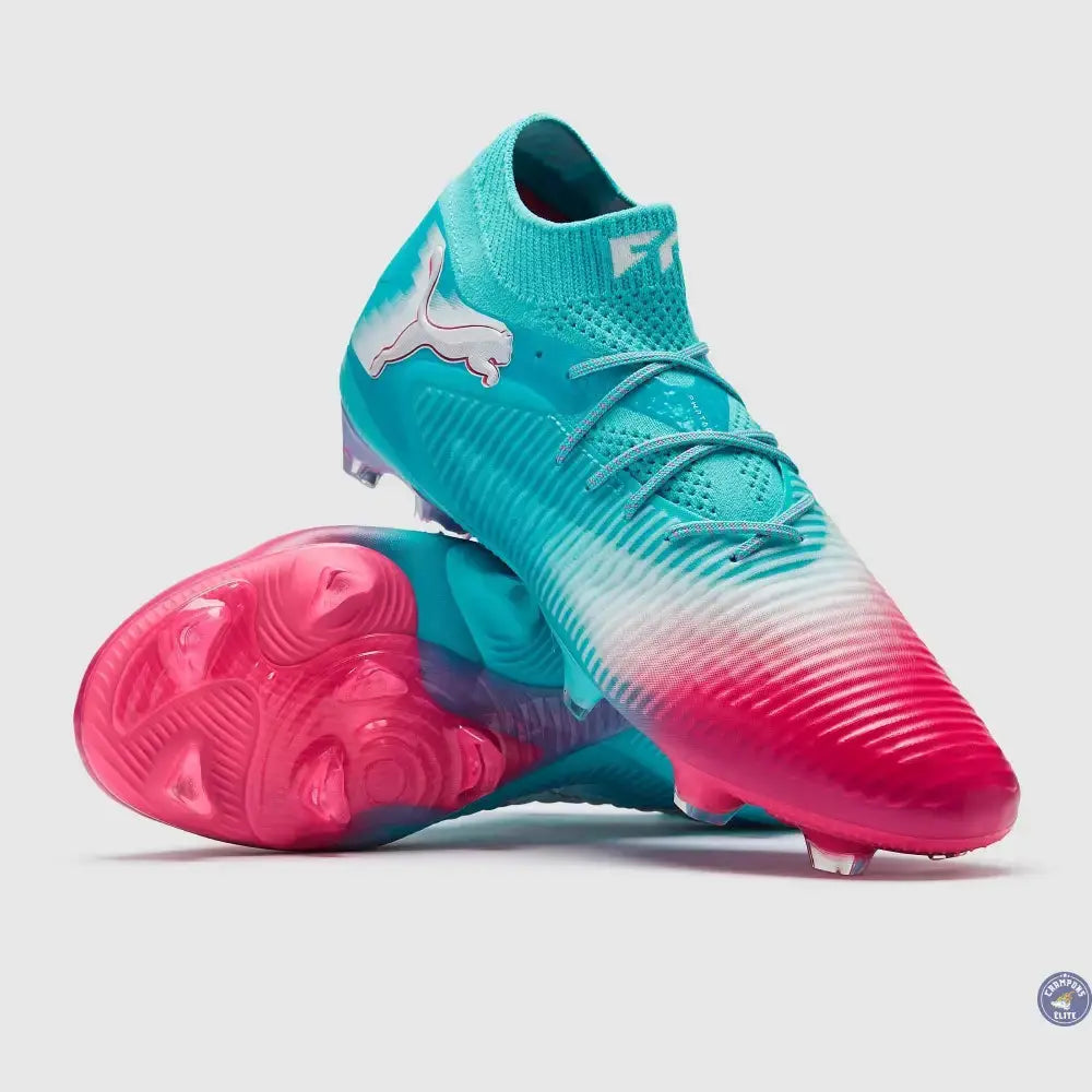 Future 8 Ultimate FG - Bleu Turquoise/Rose/Blanc