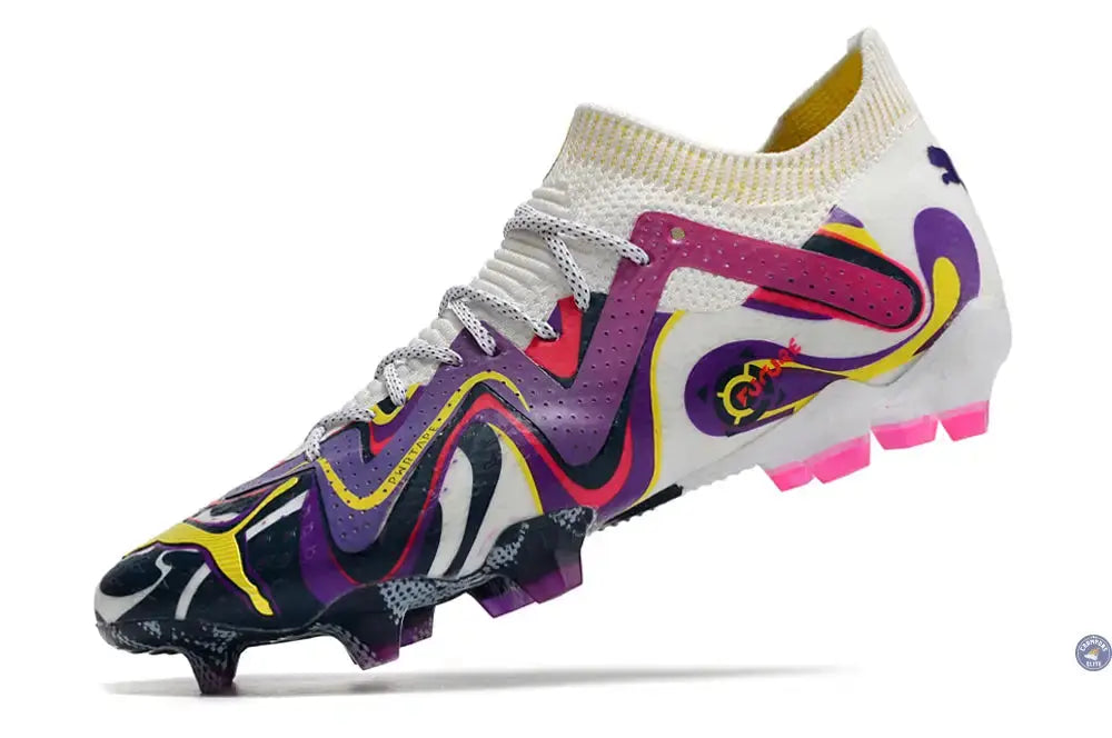 Future Ultimate FG Creativity - Blanc/Violet/Jaune ÉDITION LIMITÉE
