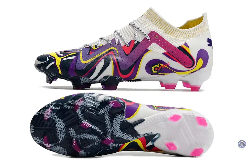 Future Ultimate FG Creativity - Blanc/Violet/Jaune ÉDITION LIMITÉE