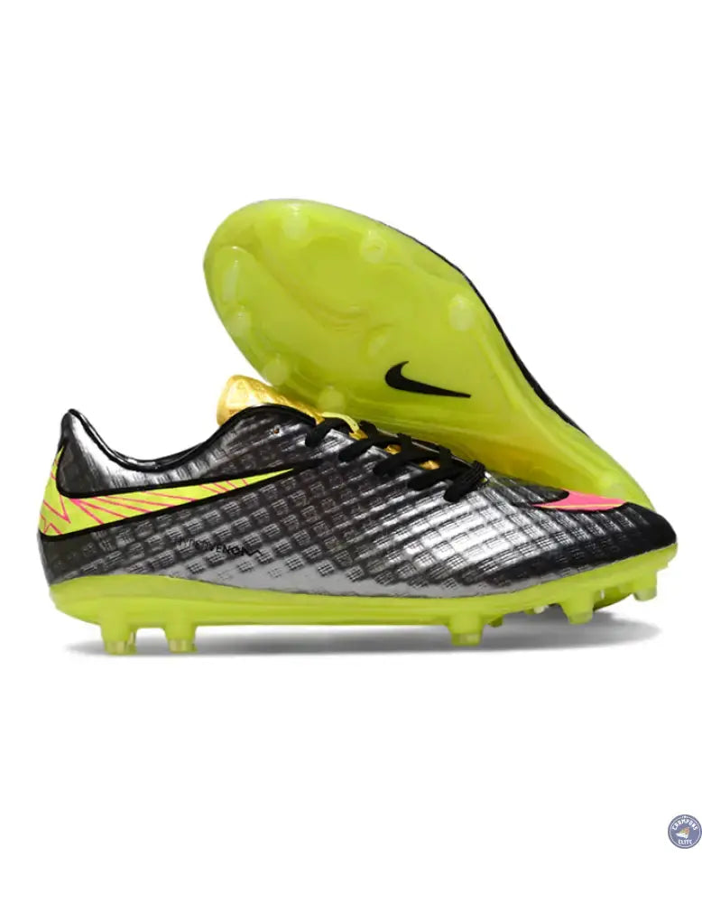 Hypervenom Phantom Prem FG - Chrome/Hyper Rose/Or Metallique