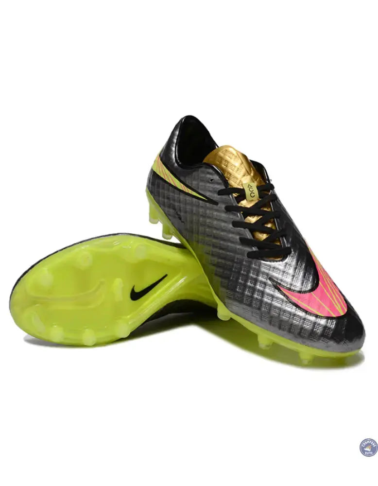 Hypervenom Phantom Prem FG - Chrome/Hyper Rose/Or Metallique
