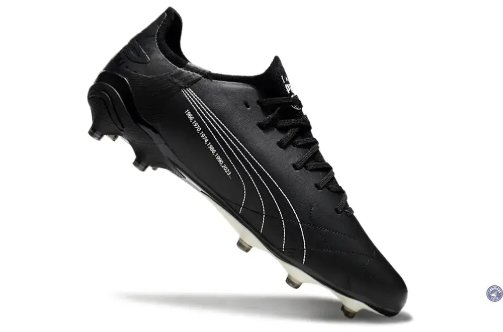 King Ultimate FG/AG Art of Football - Noir/Alpine Snow/Doré/Blanc ÉDITION LIMITÉE