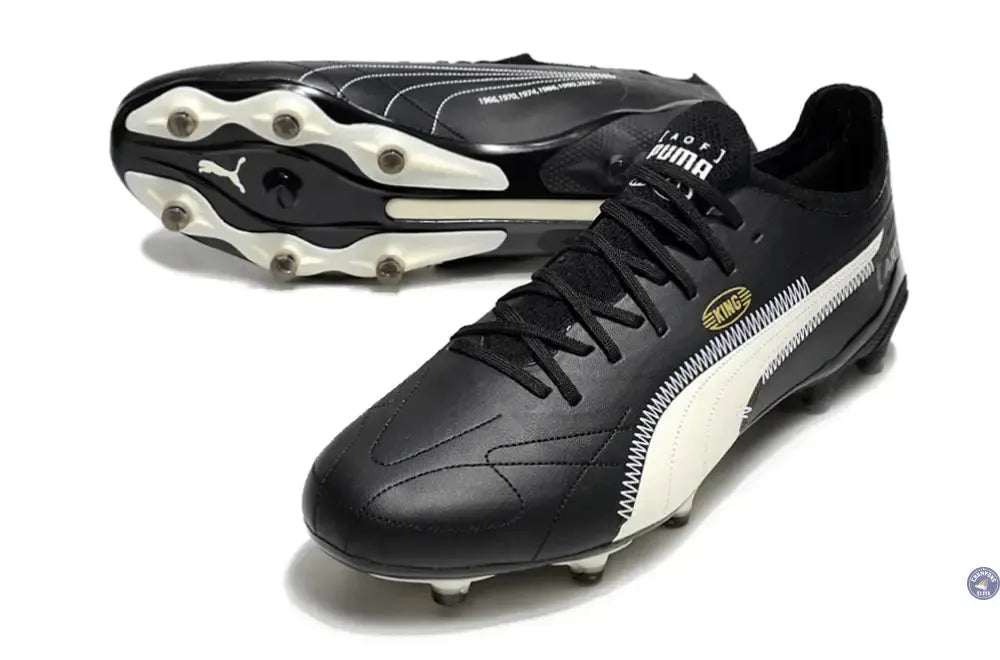 King Ultimate FG/AG Art of Football - Noir/Alpine Snow/Doré/Blanc ÉDITION LIMITÉE