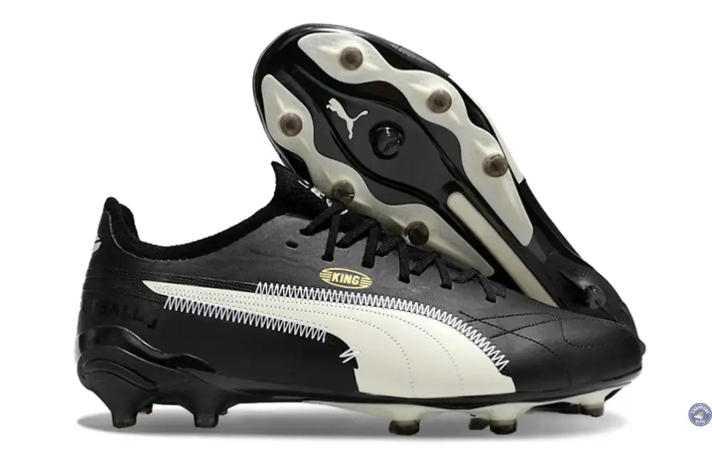 King Ultimate FG/AG Art of Football - Noir/Alpine Snow/Doré/Blanc ÉDITION LIMITÉE