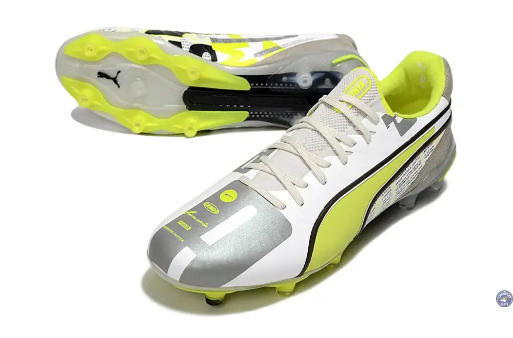 King Ultimate FG/AG Forever - Gris/Electric Lime/Blanc/Flat Light Gray ÉDITION LIMITÉE