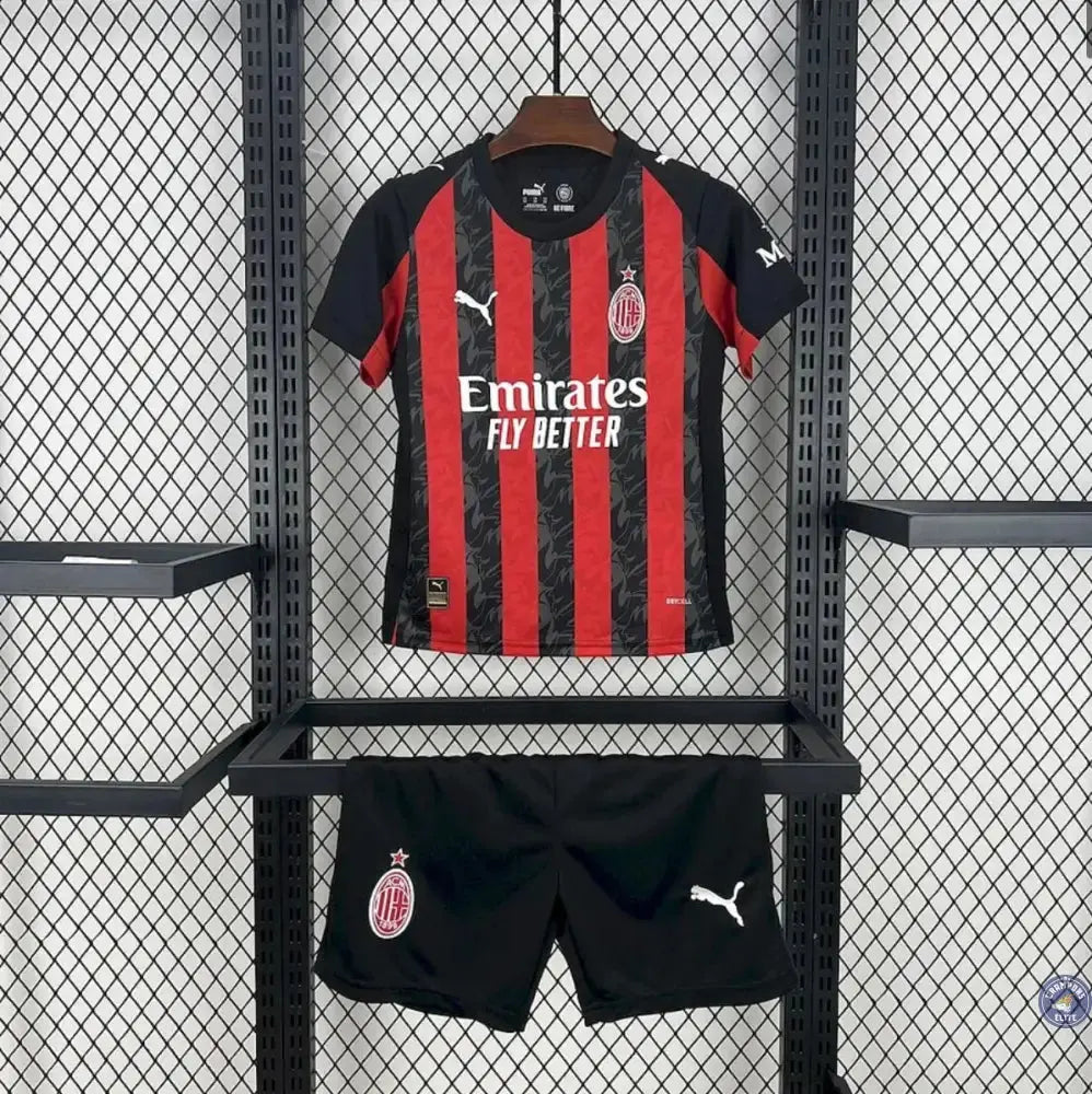 Kits Enfants AC Milan 2025/26 Domicile