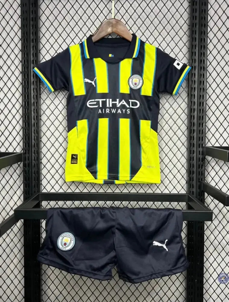Kits Enfants Manchester City 2024/25 Extérieur